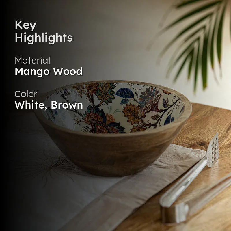 Upavana Mango Wood Salad Bowl - 700 mL - 2
