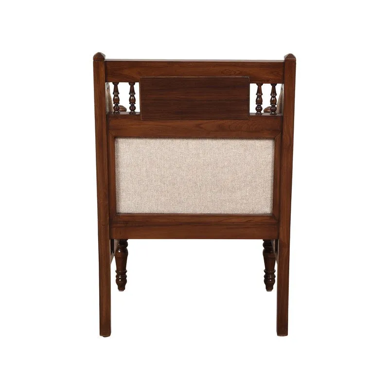 Maharani Teak Wood Accent Chair media 6