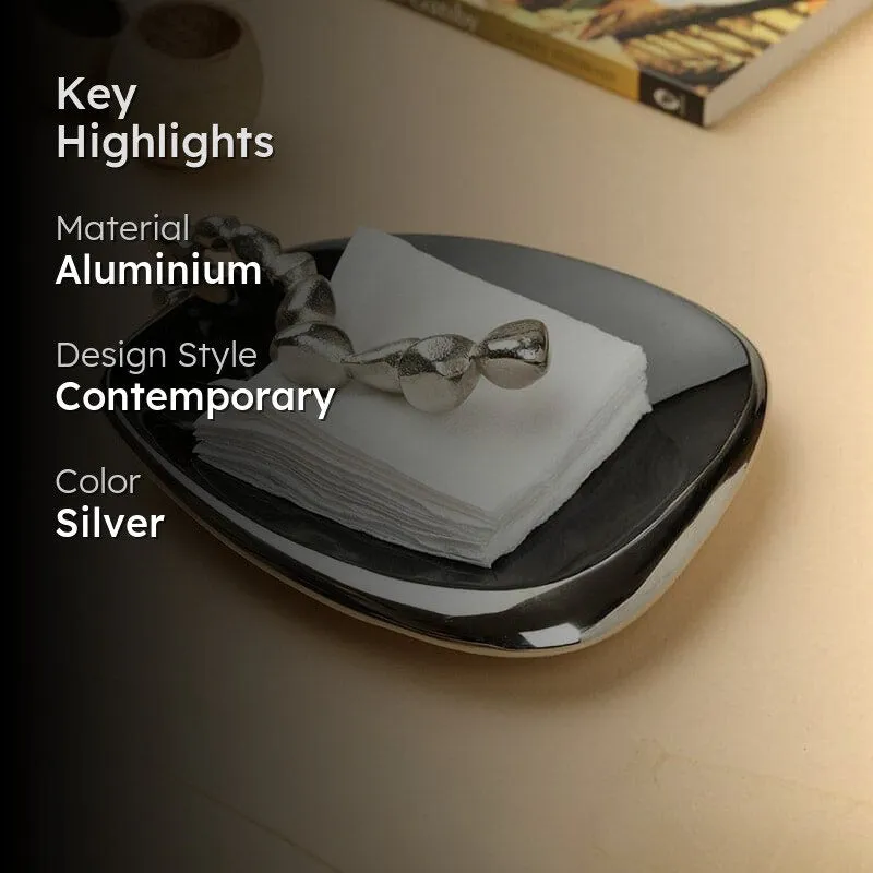 Neva Napkin Holder - Silver media 2
