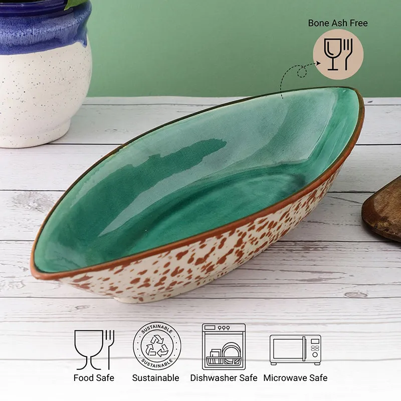Cinnamon Swirls Ceramic Serving Bowl - 600 mL media 6