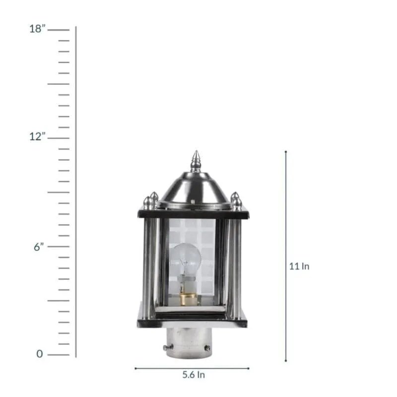 Cyra Gate Metal Outdoor Lamp media 4