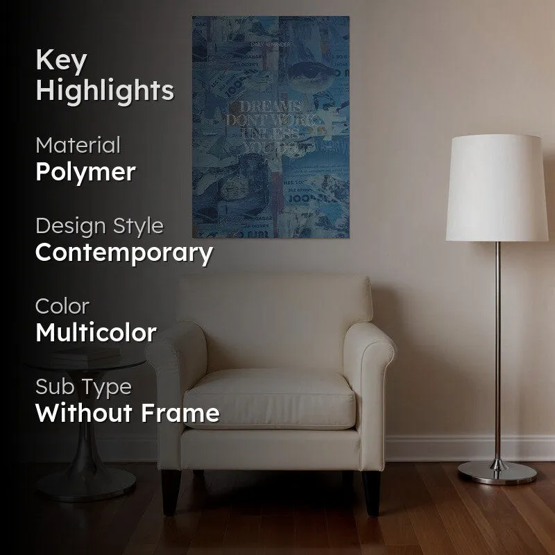 Aqua Reflections Wall Poster media 2