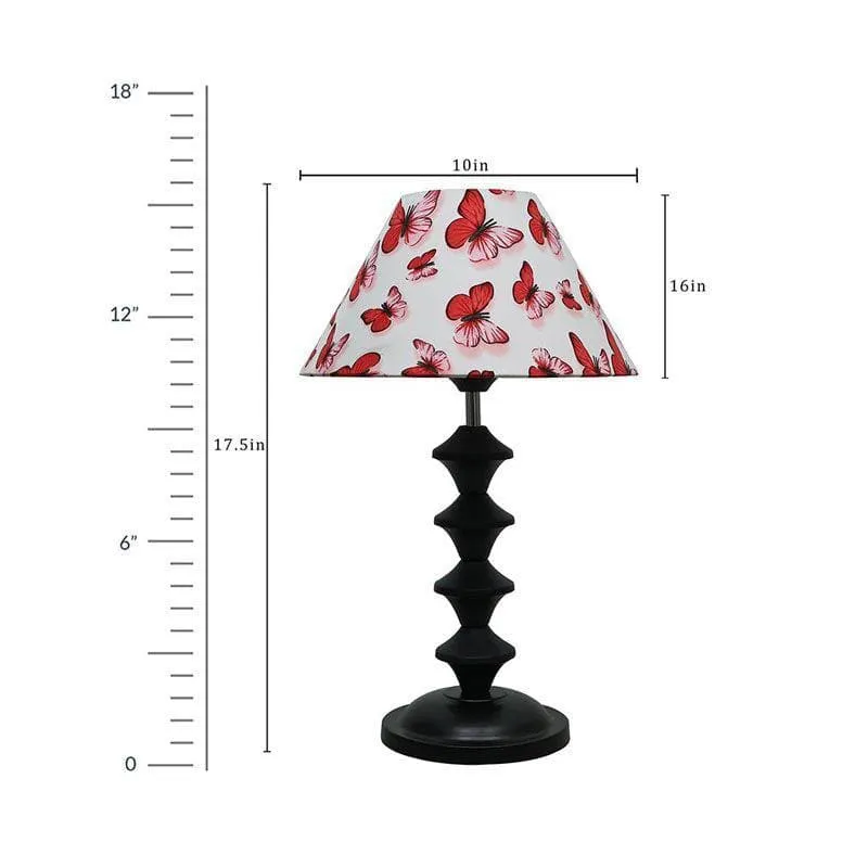 Wobble Bobble Butterfly Fabric Table Lamp - Multicolor media 6