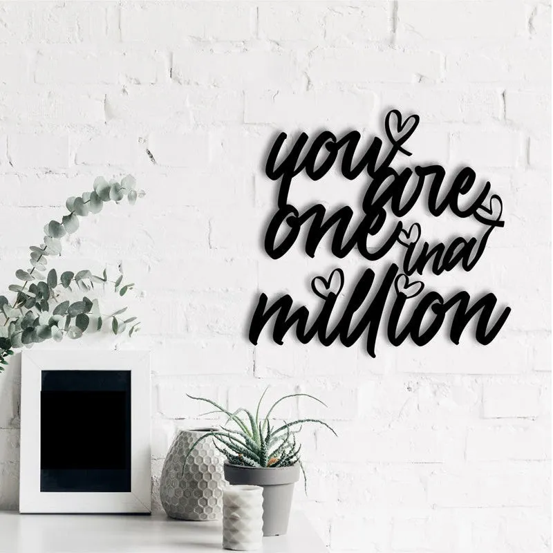 One In A Million MDF & Wooden Wall Accent media 1