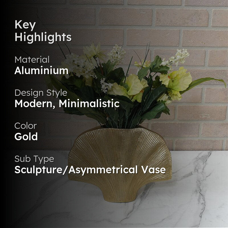 Sea Treasure Vase - Gold media 2