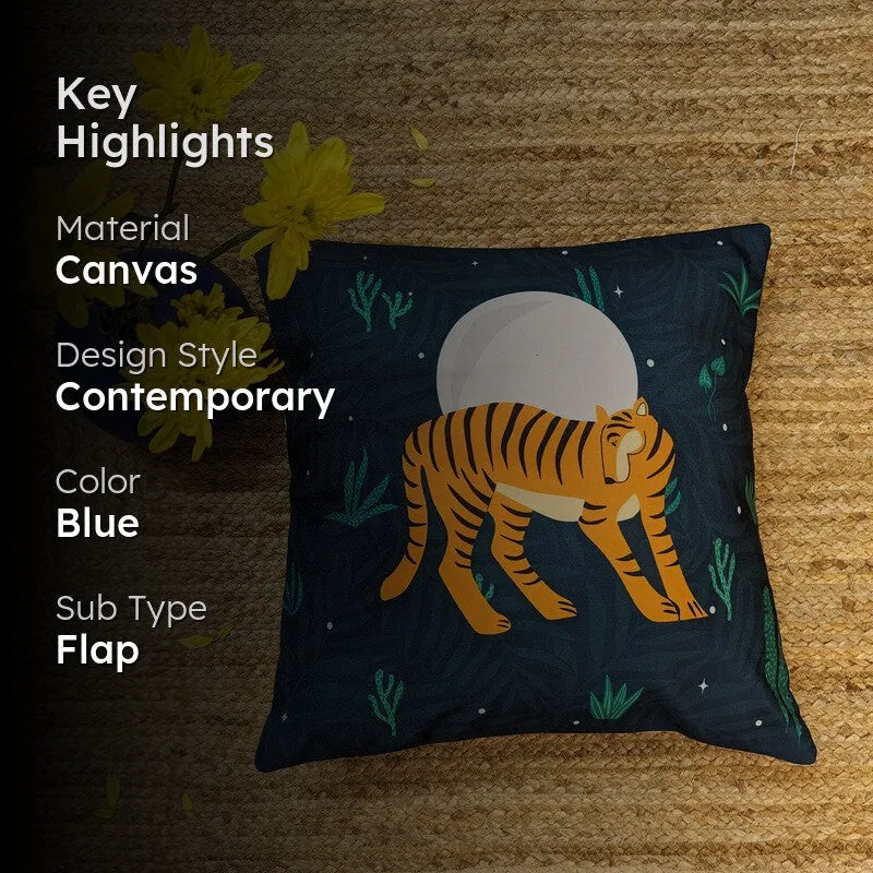 Night Sky Tiger Print Cushion Covers media 2