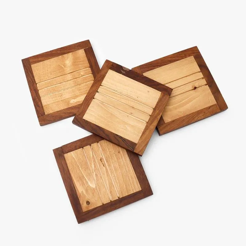 Wood Fusion Coaster - Set Of Four media 4