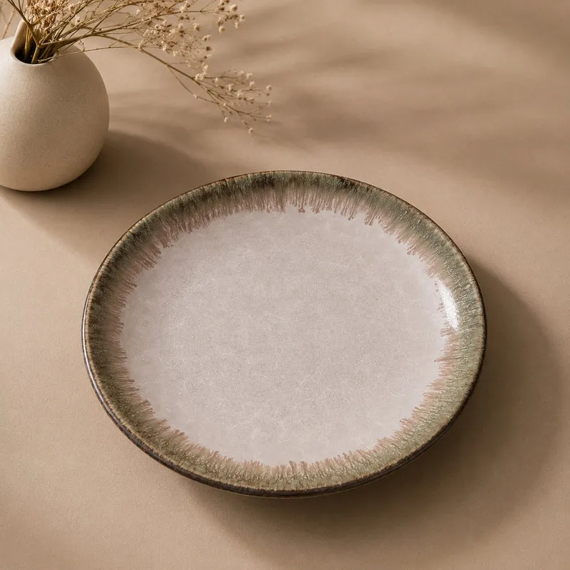 Ceramic Dinner Plates (Pink) - Set Of Six - 4