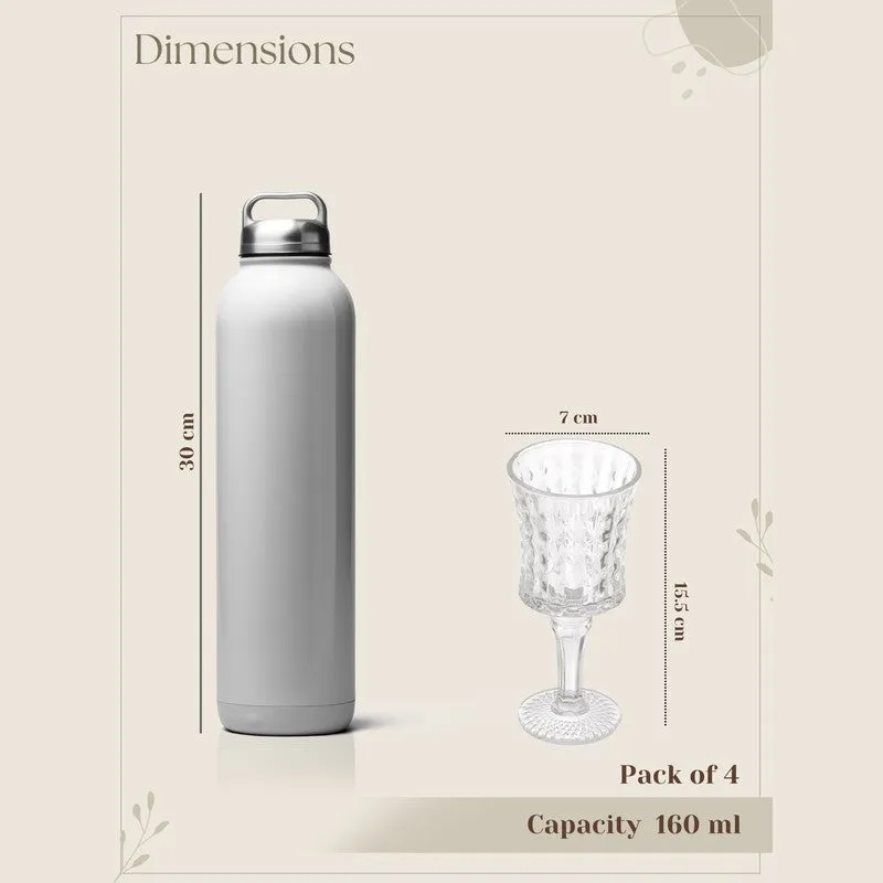 Twilight Cut Wine Glasses (160 mL Each) - Set Of Four media 7