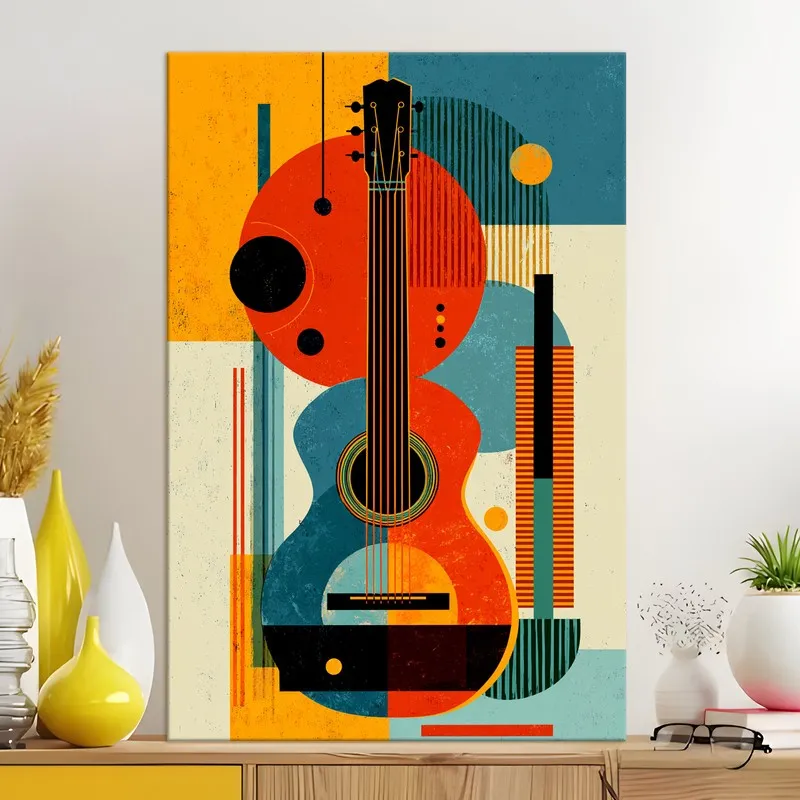 Melora Guitar Harmony Canvas Wall Art media 5