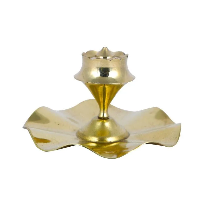 Brass Wave Incense Stick Holder media 3