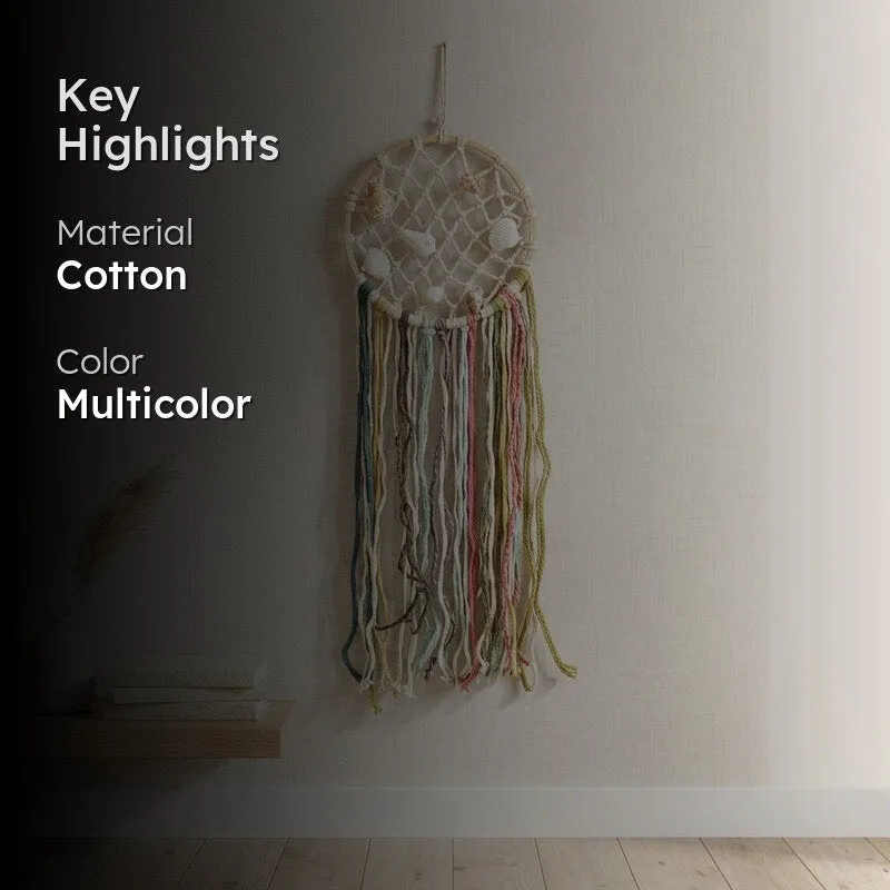 Sorcha Sea Shell Macrame Dreamcatcher media 2