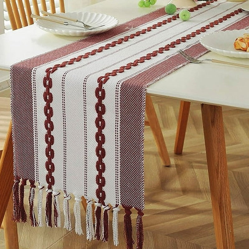 ArtGeo Cotton Table Runner - Purple