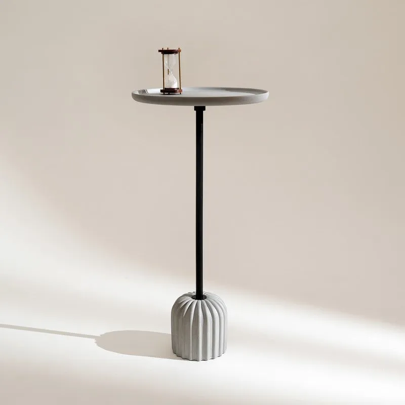 Fig Living MinimaLuxe Metal & Ceramic Side Table media 3