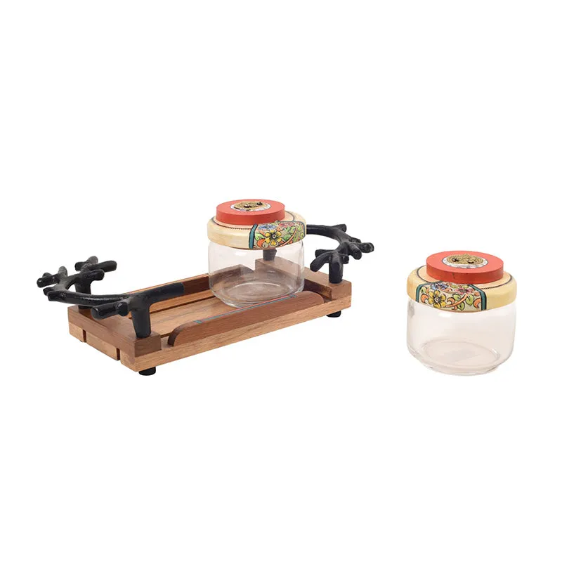 Sankalpa Jar Set With Tray - Three Piece Set media 3