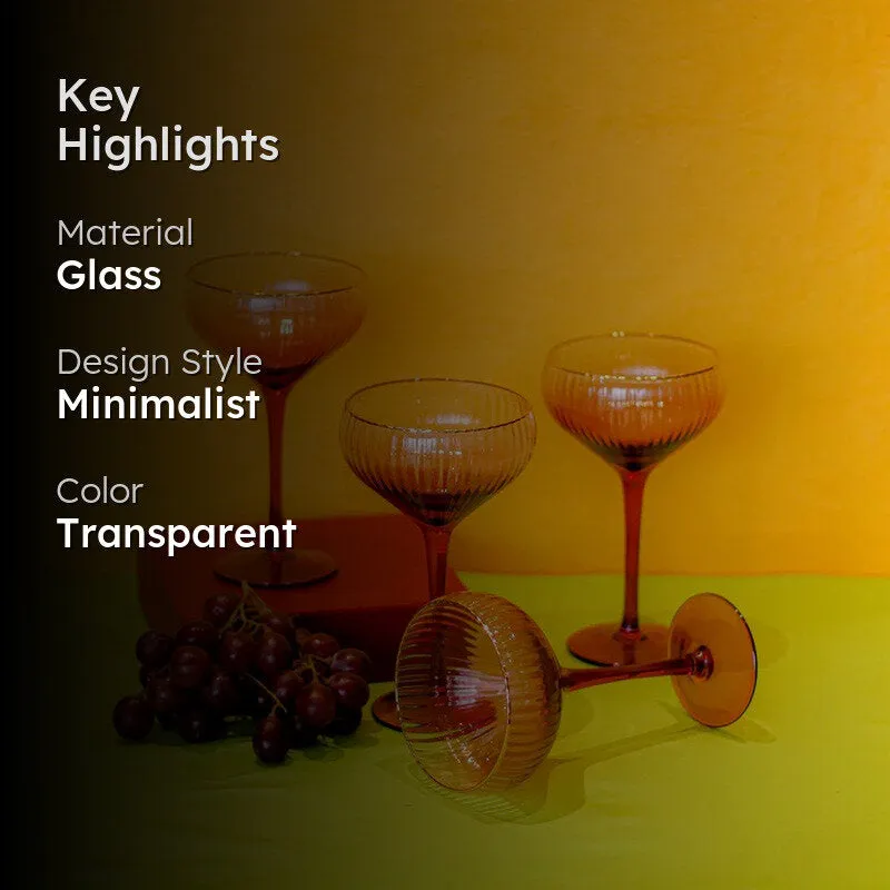 Crystal Aura Wine Glasses (320mL Each) - Set of Four media 2