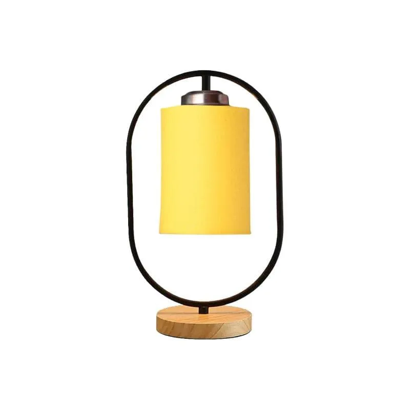 Radiant Echo Fabric Table Lamp - Yellow,Black,Brown media 4