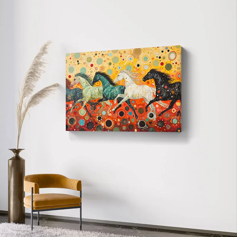 Stallion Trance Wall Painting media 4