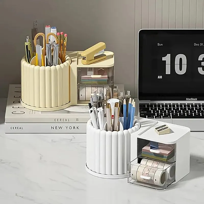 Archivum Plastic Desk Organiser - Cream media 5