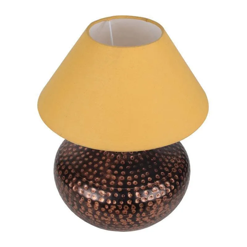 Nihita Fabric Table Lamp - Gold,Bronze media 3