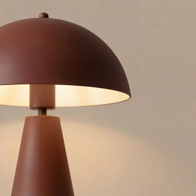 Fig Living Hoa Sphere Metal Table Lamp - Brown media 4