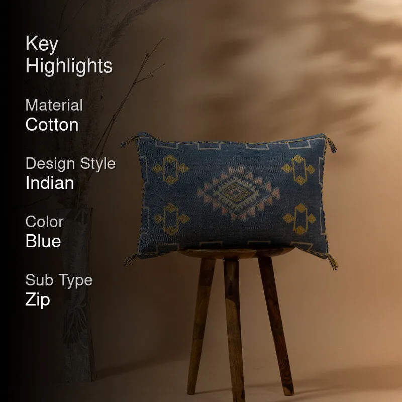 Tribal Glyph III Embroidered Cushion Cover media 2