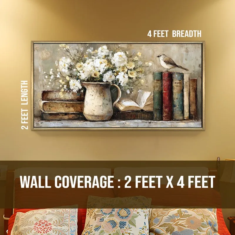 Calmtones Canvas Wall Painting With Frame media 8