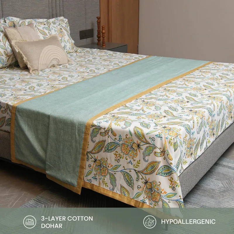 Urban Space Iris Reversible Dohar (Blue) - 150 GSM media 6