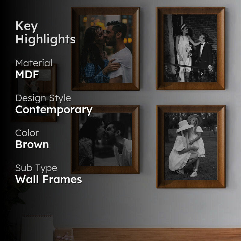 Quirky Quads Wall Photo Frame - Set Of Five media 2