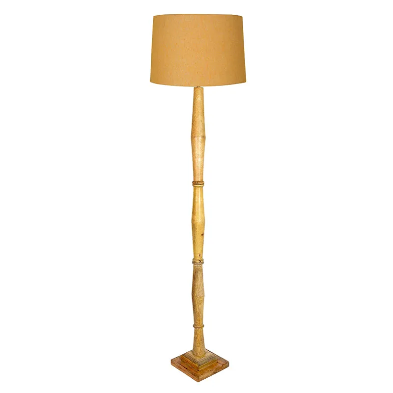 Elfin Bamboo Floor Lamp - Yellow media 3