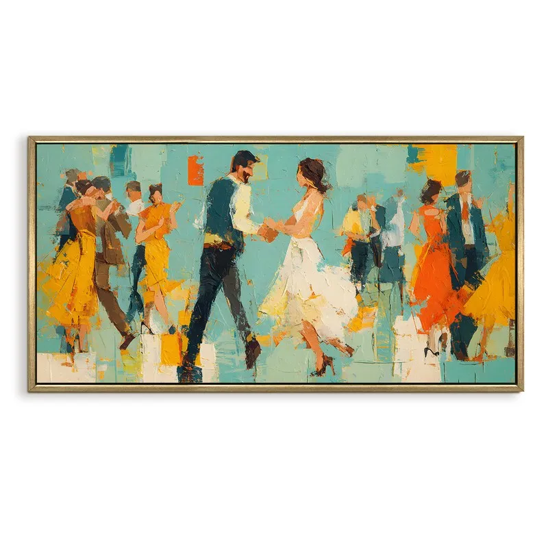 Rhythma Canvas Wall Painting With Frame media 3