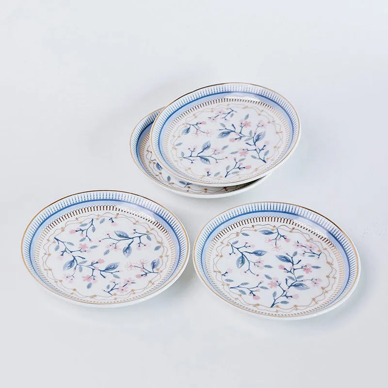 Magique: River of Flowers Bone China Snack Plates - Set of Four media 6