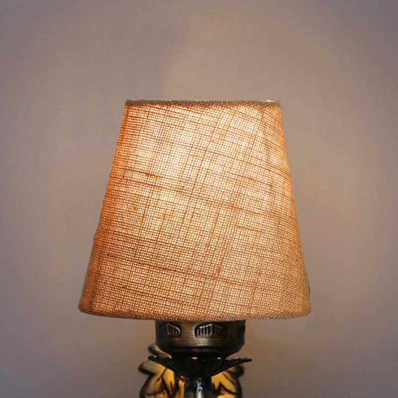 Ziada Stiva Conical Fabric & Metal Wall Lamp - Beige media 4