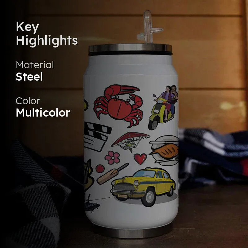 Hello Morning Steel Sipper - 350 mL media 2