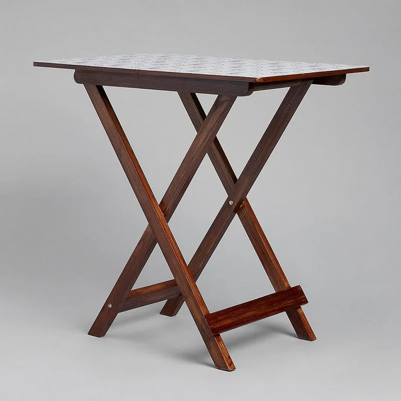 India Circus Wood Tropic Folding Side Table media 5