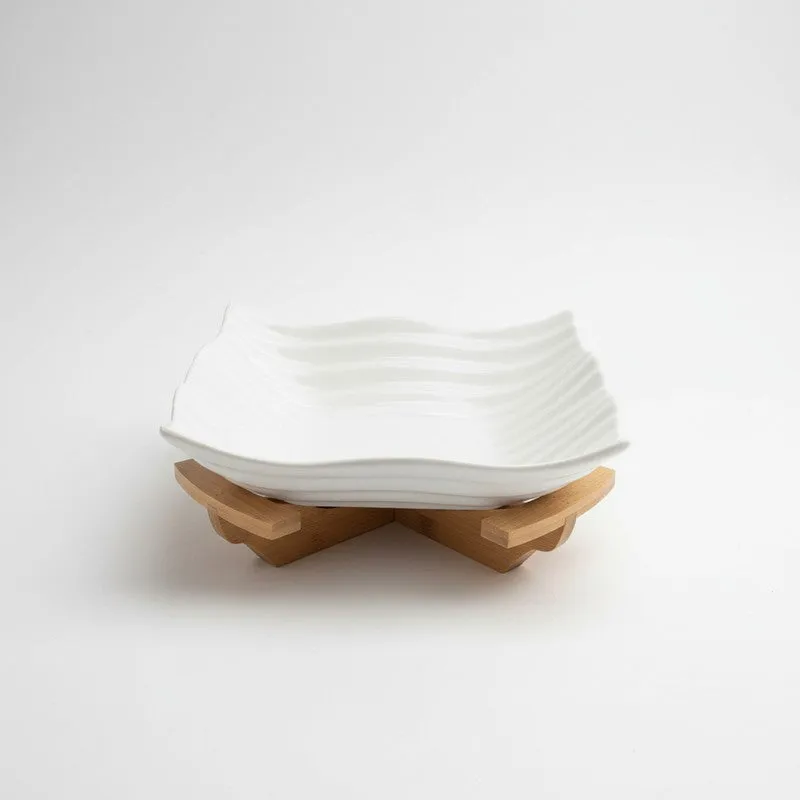 Pure Serve Ceramic Serving Bowls(1200 mL Each) - Set Of Two media 3