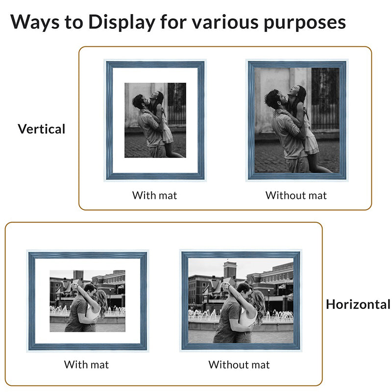 Troy Lite Photo Frame (Blue) - Set Of Four media 5