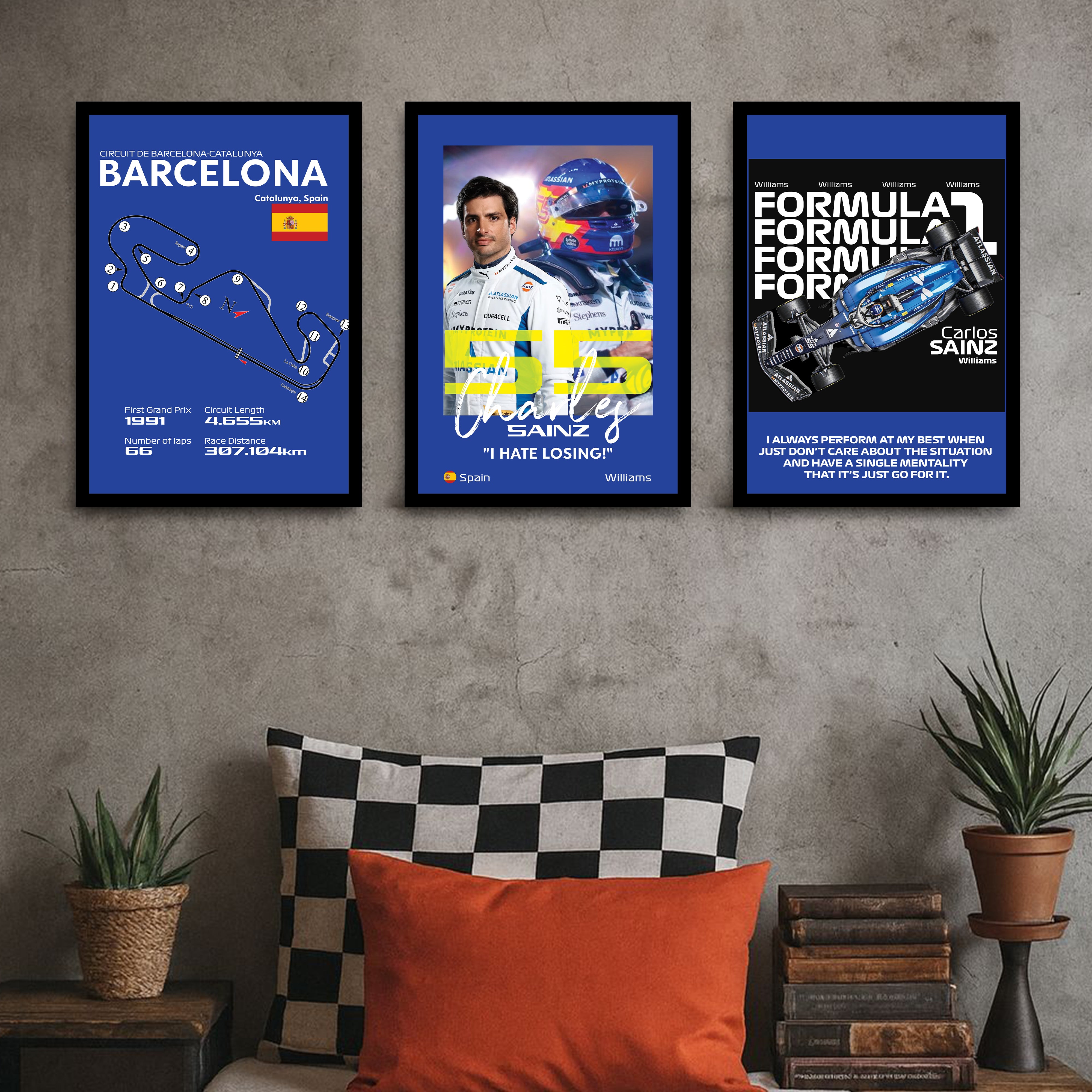 Race Weekend Legends Wall Art - Set Of Three
