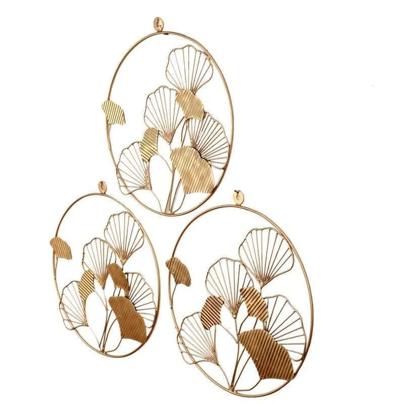 Eshita Flora Iron Wall Accent - Set Of Three media 3