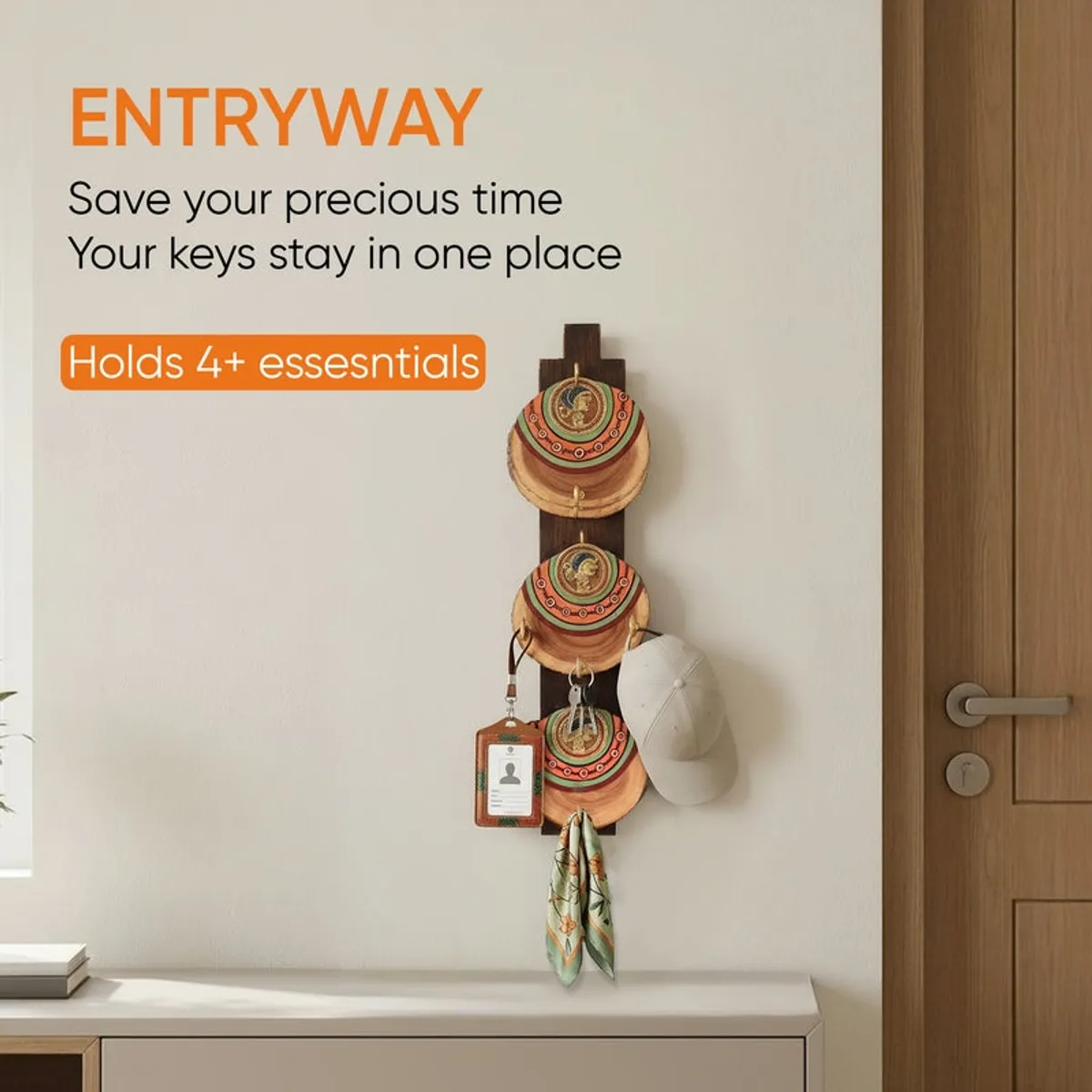 Miyara Handcrafted Dhokra Wall Art - 9