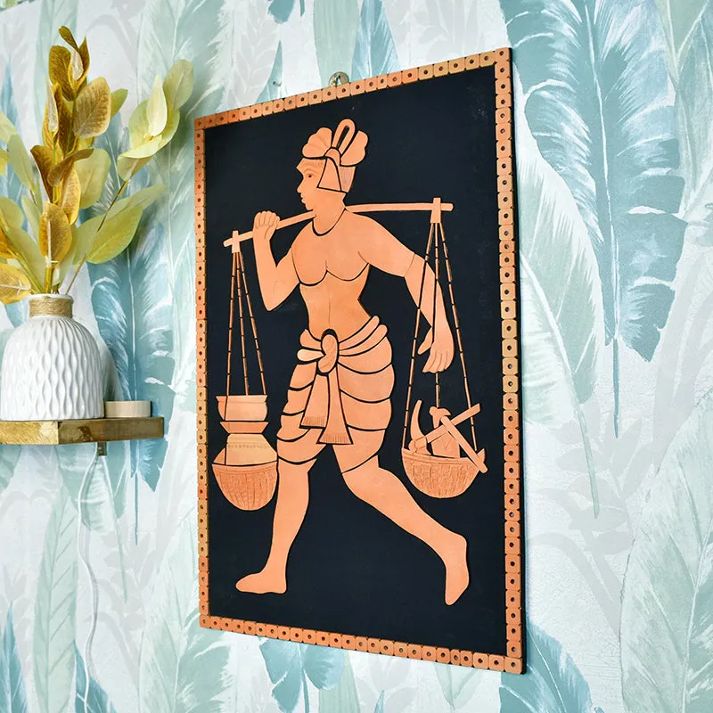 Rural Story Terracotta Wall Art media 5