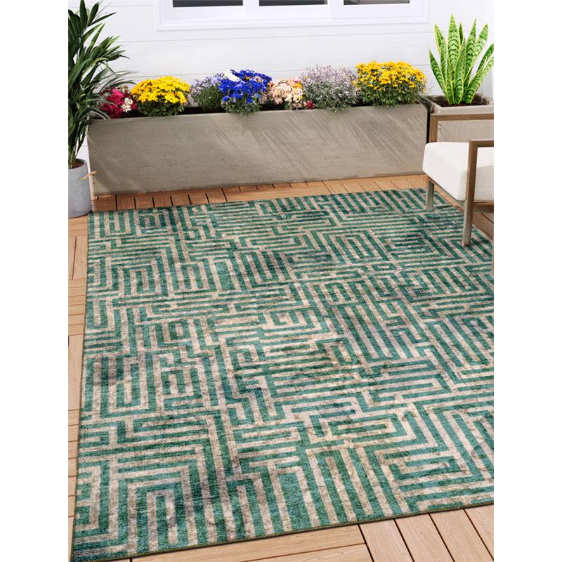 Rusalina Lino Carpet - Green media 3