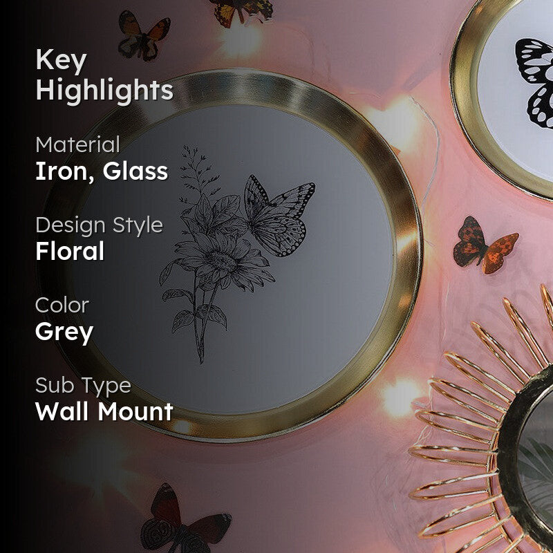 Smoky Elegance Enamel Wall Plate media 2