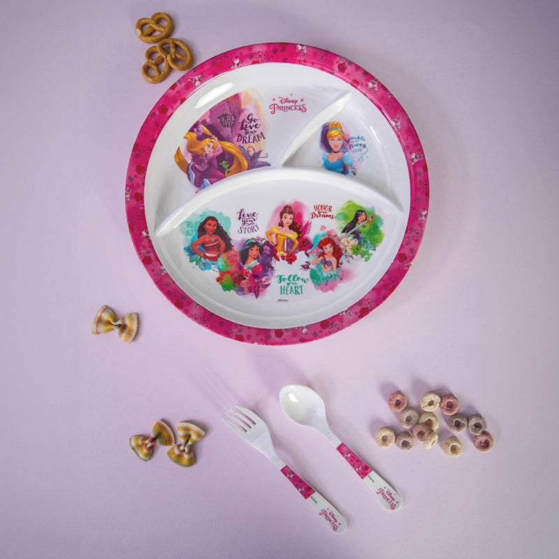 Servewell Princess Whimsy Kids Dining Set - Five Piece Set