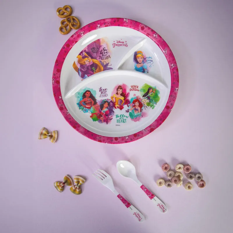 Servewell Princess Whimsy Kids Dining Set - Five Piece Set media 1