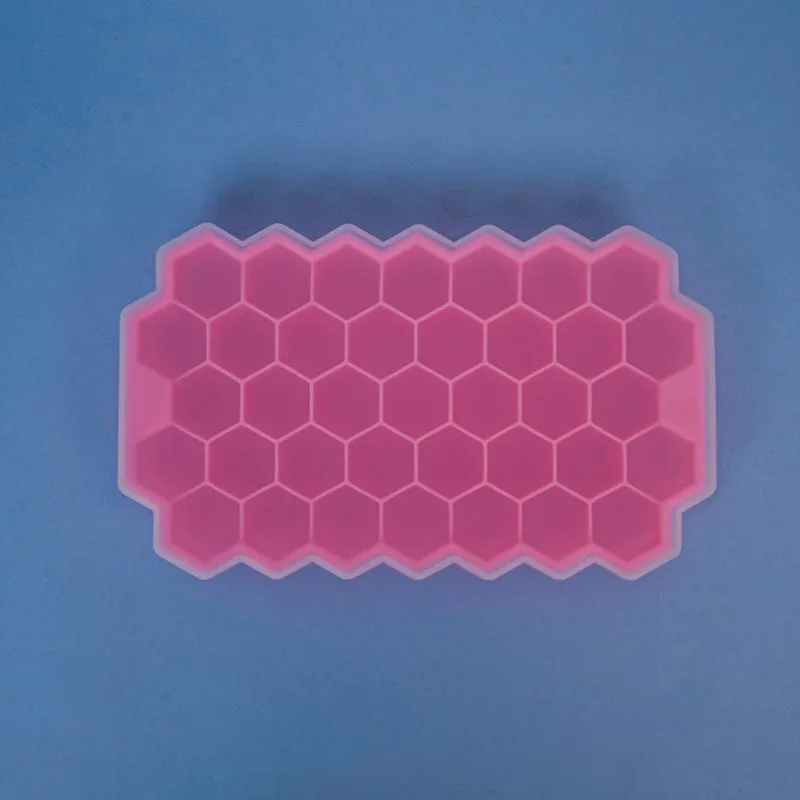 Grid Silicone 37-Cube Ice Mould - Pink media 5