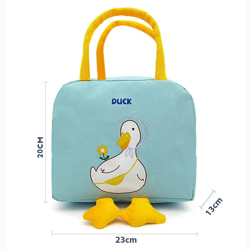 Duck Charm Oxford Lunch Bag - Blue media 8