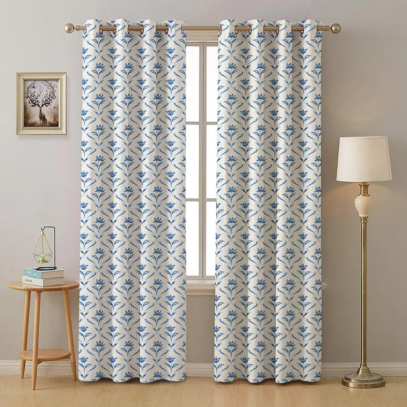 Urban Space Vedra Curtain (Blue) - Set Of Two media 2