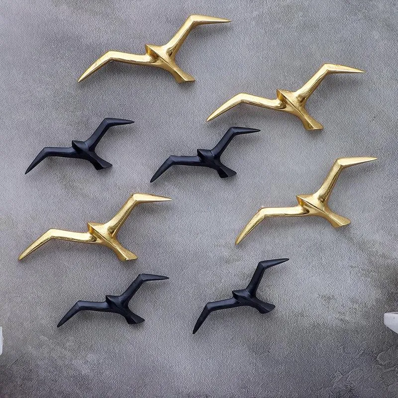 Flight Of Fancy Aluminium Wall Accent - Set Of Eight media 1