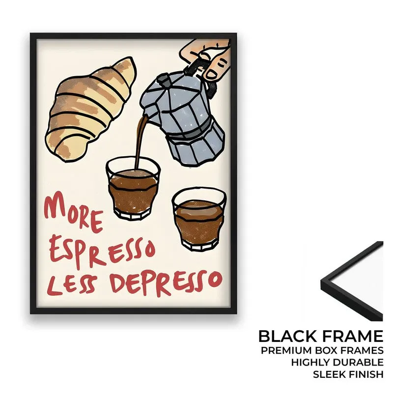 Coffee Craft Archival Canvas Wall Art - Black media 8